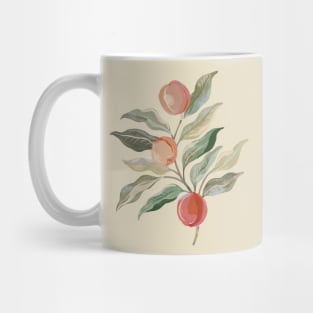 Painterly Peaches Mug